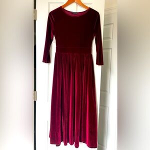 Burgundy dress size Medium